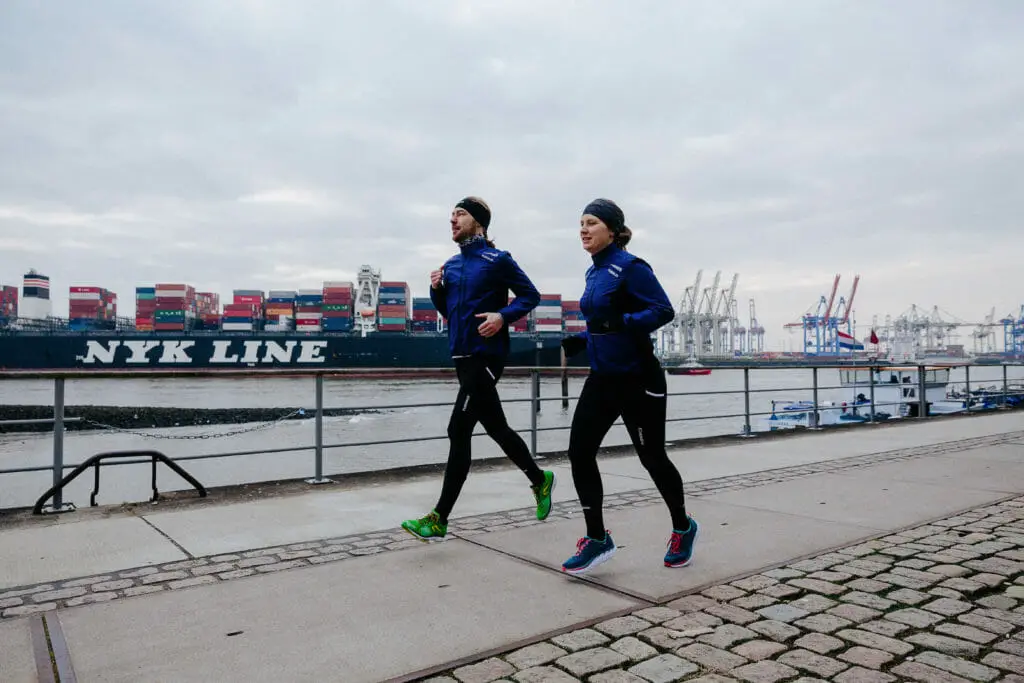 running green - Laufen an der Elbe