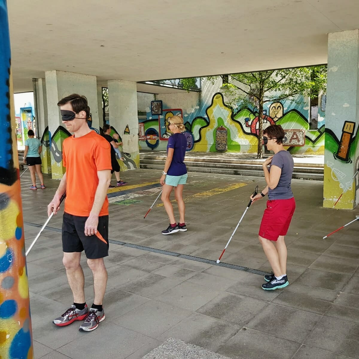 Lauftandem BlindRunningGuide Inklusion blinder Läufer