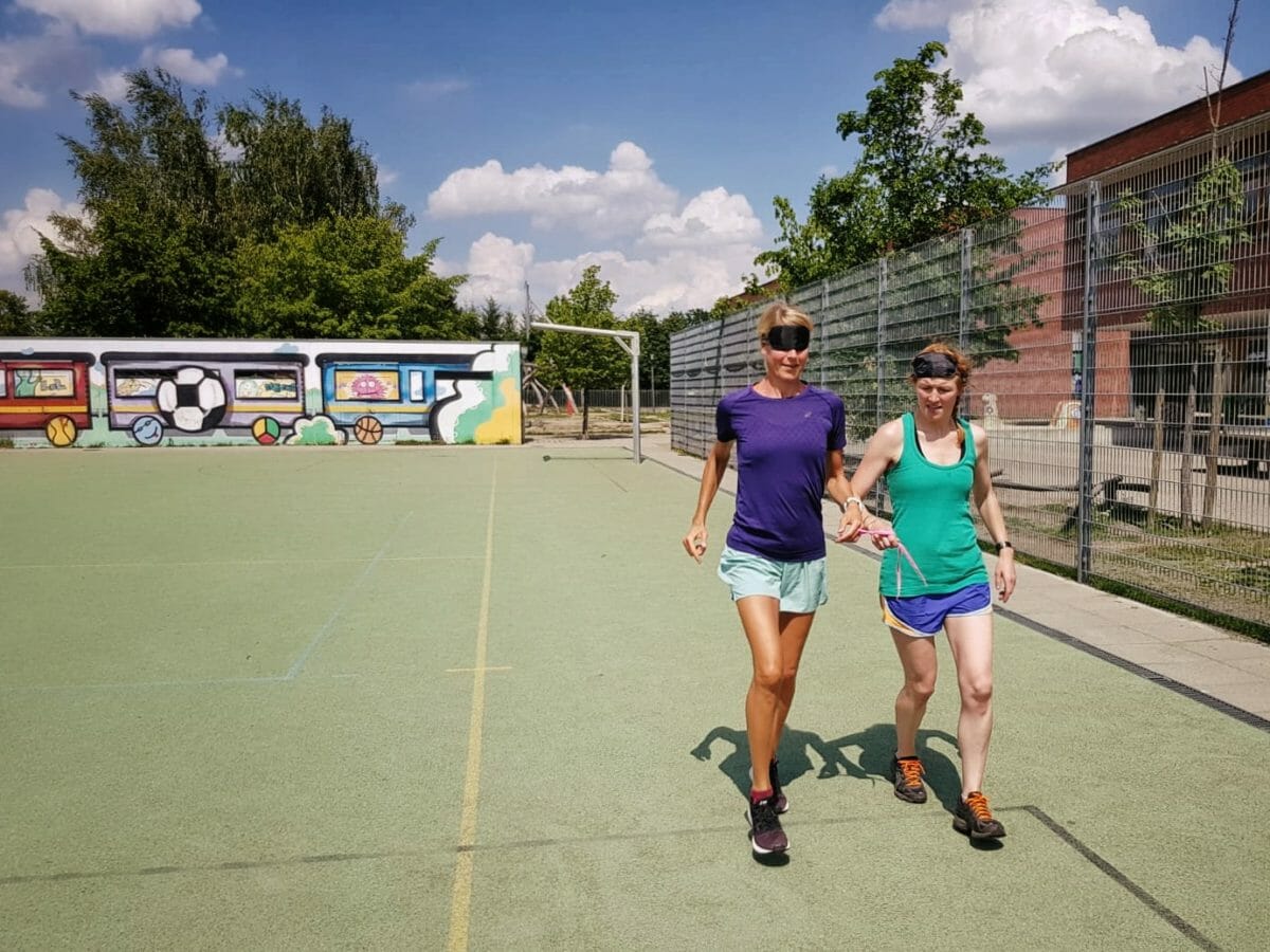 Lauftandem BlindRunningGuide Inklusion blinder Läufer